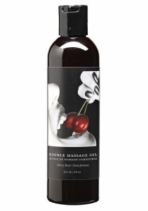 Cherry Edible Massage Oil -- 8 oz - Image 1