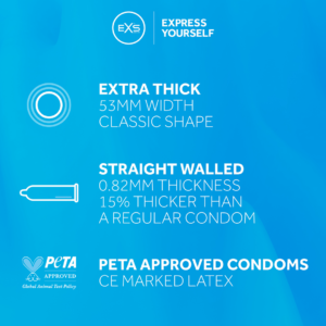 Exs Extra Thick Condoms - 100 pack - Image 2