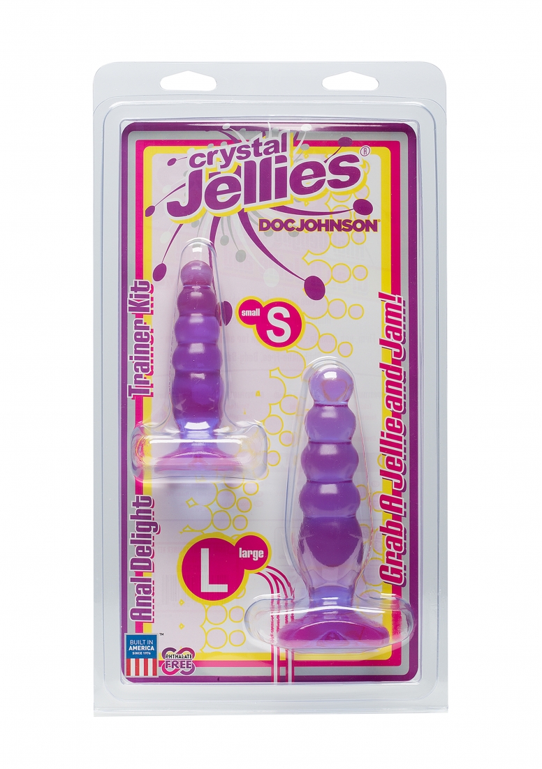 Crystal Jellies - Anal Delight Trainer Kit - Purple
