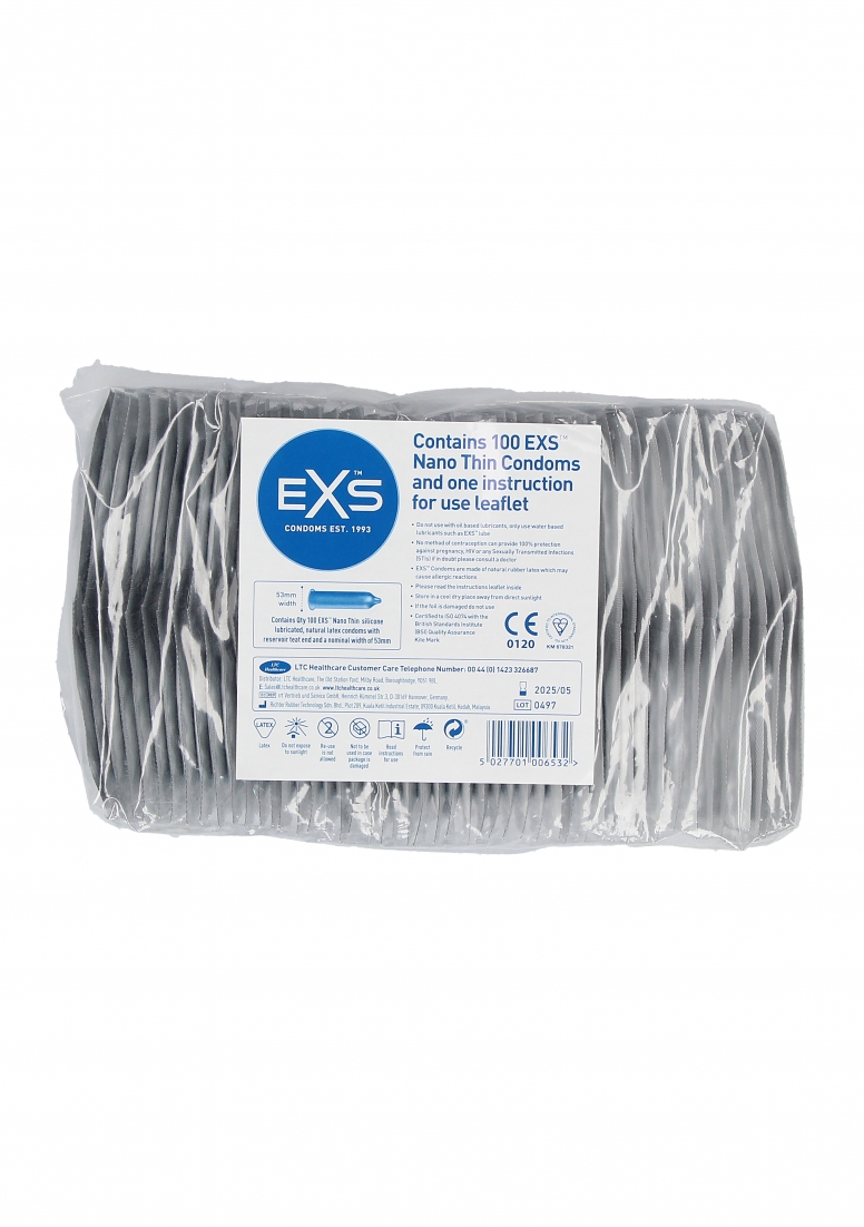 Exs Regular Condoms - 100 pack