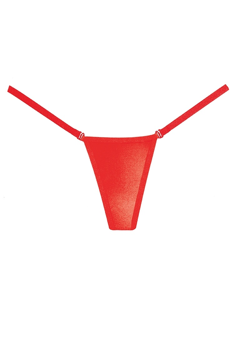 Adore Wetlook Panty - Red - O/S