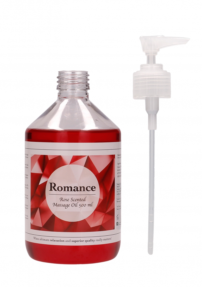 Pharmquests - Romance - Rose Scented Massage Oil - 500 ml