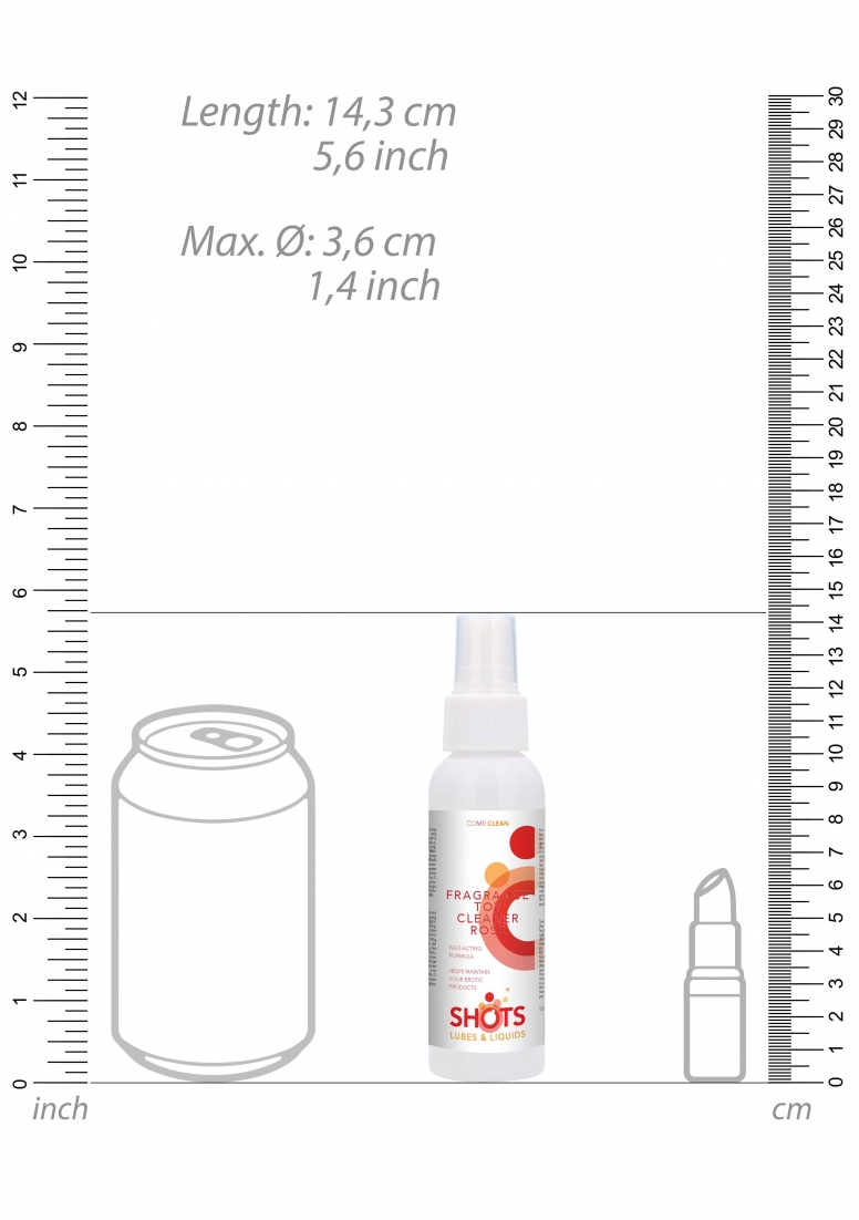 Fragrance Toy Cleaner - Rose - 100ML