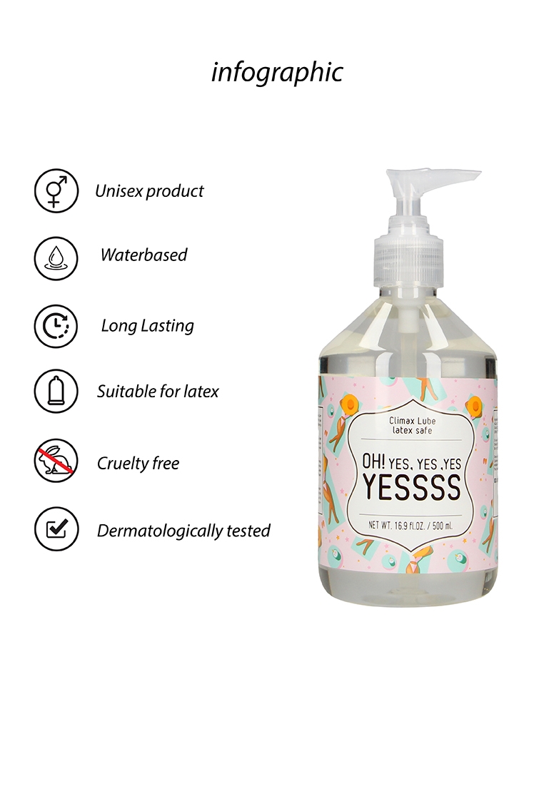 Climax Lube - OH! yes, yes ,yes YESSSS - 500 ml