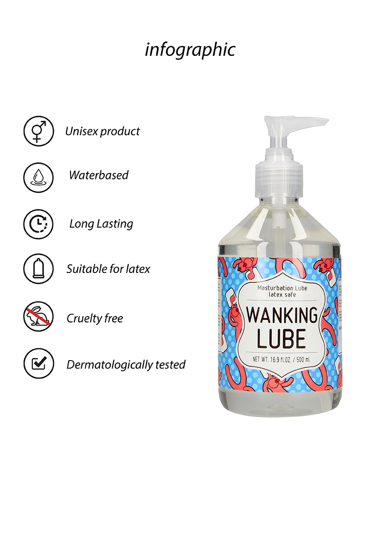 Masturbation Lube - WANKING LUBE - 500 ml