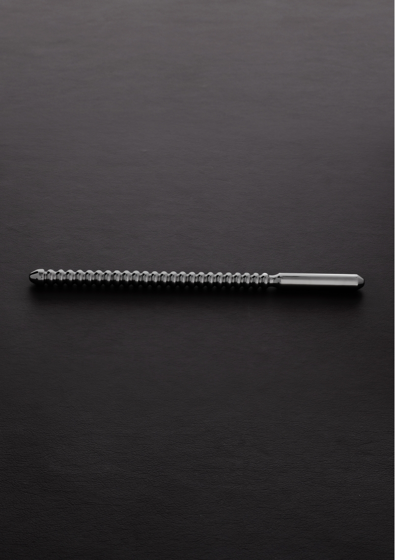 DIP STICK Ribbed  (12x240mm) - Brushed Steel