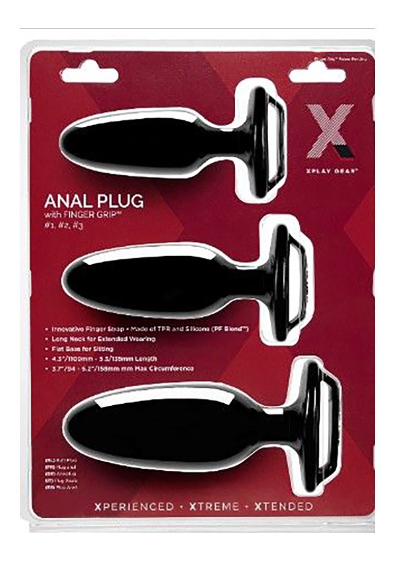Finger Grip Plug Starter Kit, Plug #1, #2 and #3