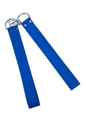 Leather sling loops - Blue