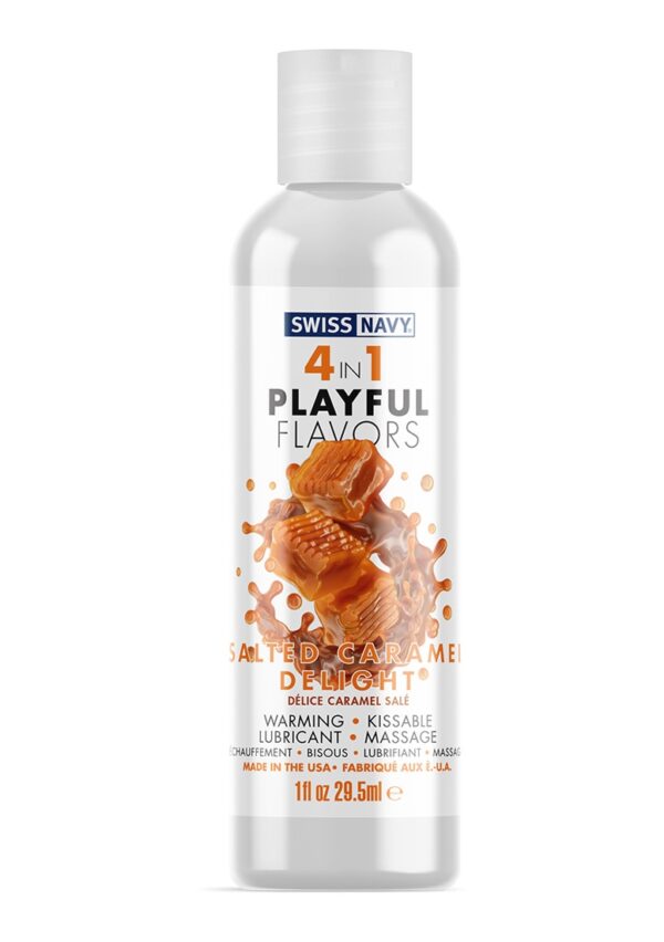 Playful 4 in 1 Glijmiddel Met Caramel-Zeezout-Smaak- 30ml