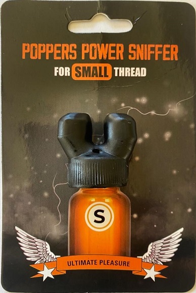 poppers power sniffer silicone for small thread